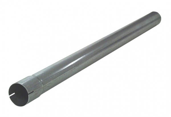 2.5" 1000mm Auspuffrohr mit Muffe