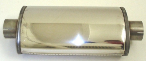 3" Universalschalldämpfer "Turbolight"