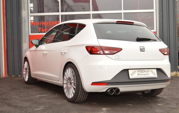 76mm Single-Anlage mit Klappensteuerung, Seat Leon 5F inkl. FR &amp; SC